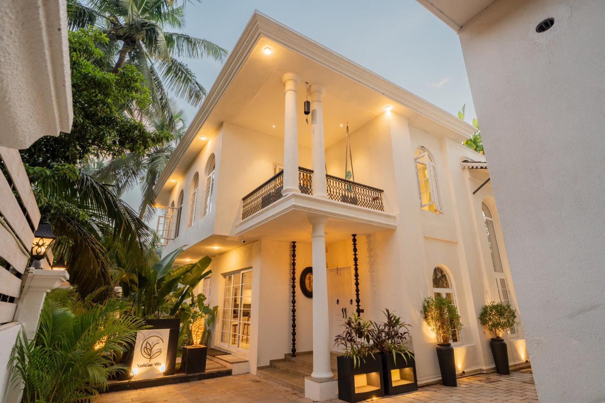 Elivaas 4 Bhk Villa With Pvt Pool & Jacuzzi-Yashgeet Siolim Buitenkant foto
