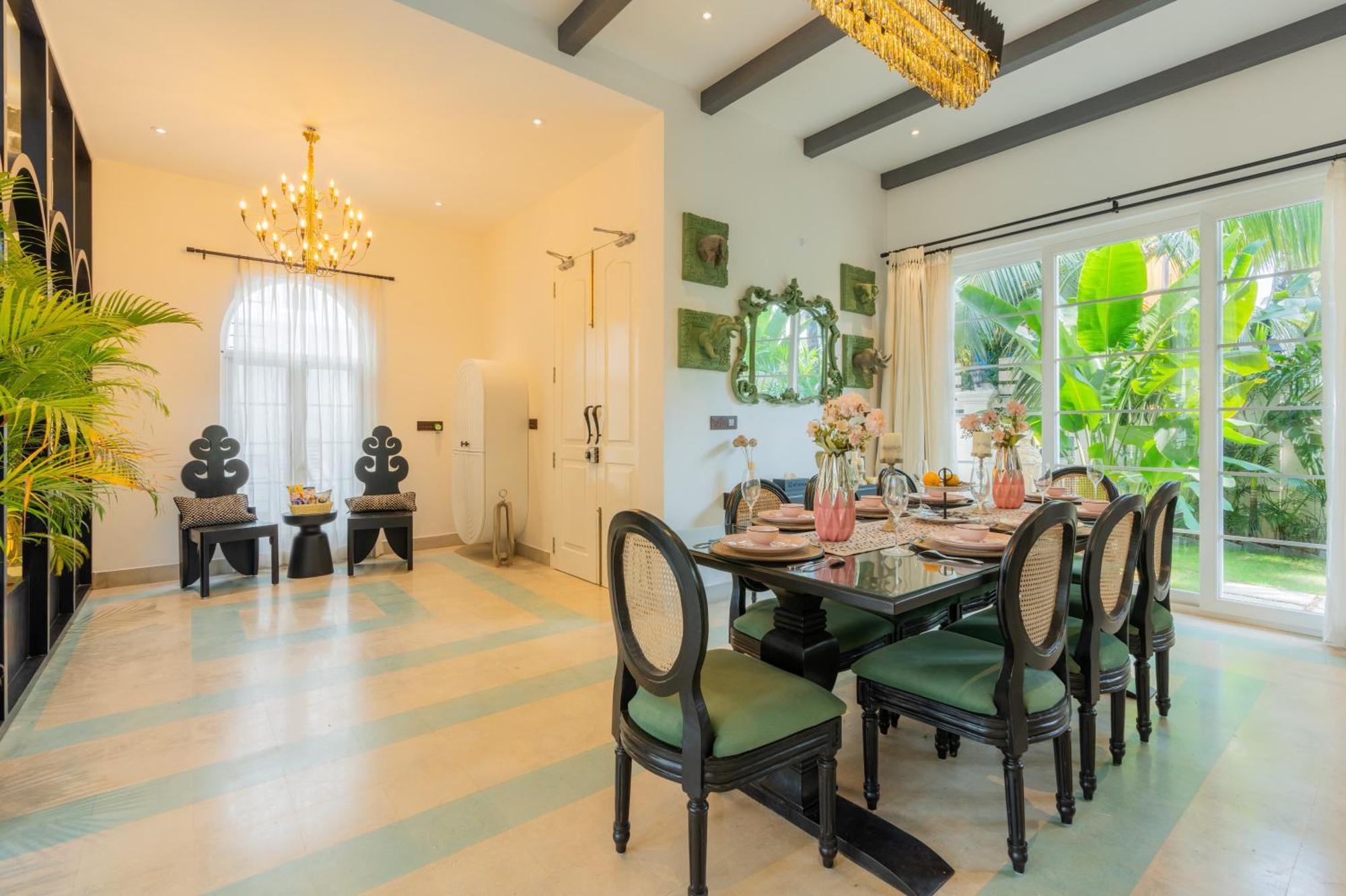 Elivaas 4 Bhk Villa With Pvt Pool & Jacuzzi-Yashgeet Siolim Buitenkant foto