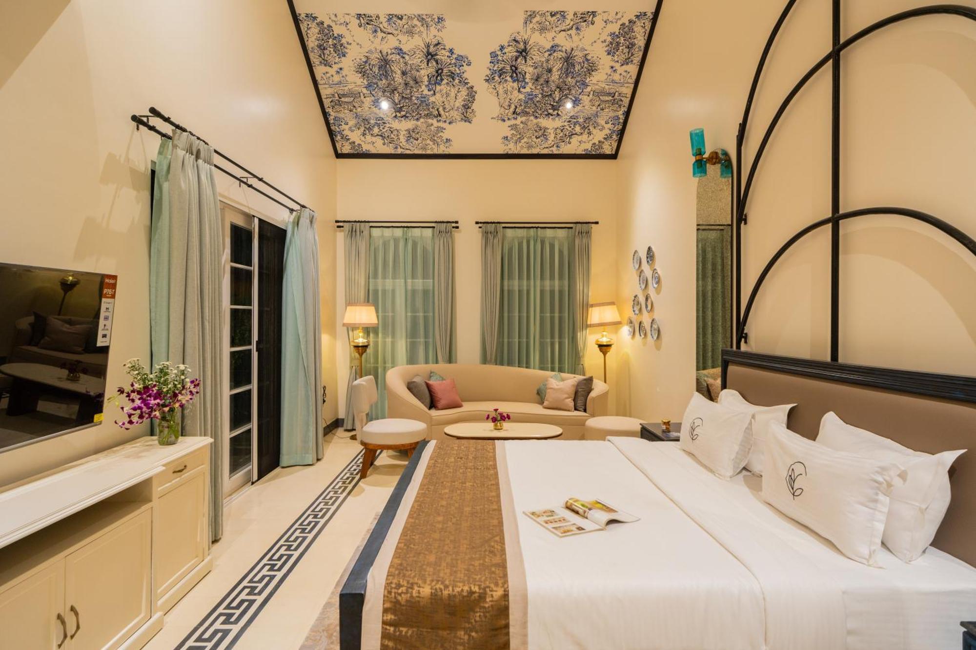 Elivaas 4 Bhk Villa With Pvt Pool & Jacuzzi-Yashgeet Siolim Buitenkant foto