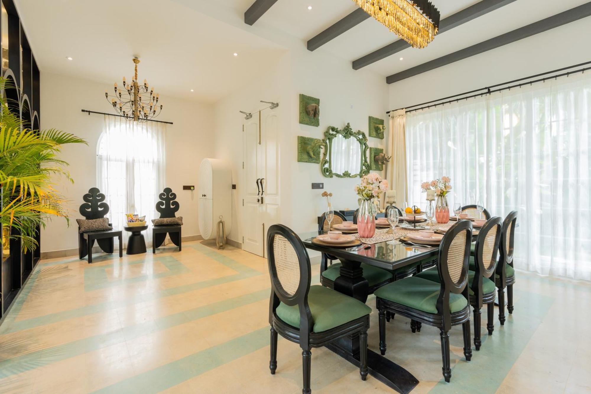 Elivaas 4 Bhk Villa With Pvt Pool & Jacuzzi-Yashgeet Siolim Buitenkant foto