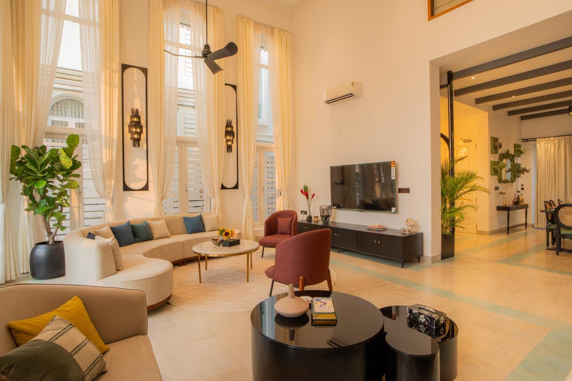 Elivaas 4 Bhk Villa With Pvt Pool & Jacuzzi-Yashgeet Siolim Buitenkant foto
