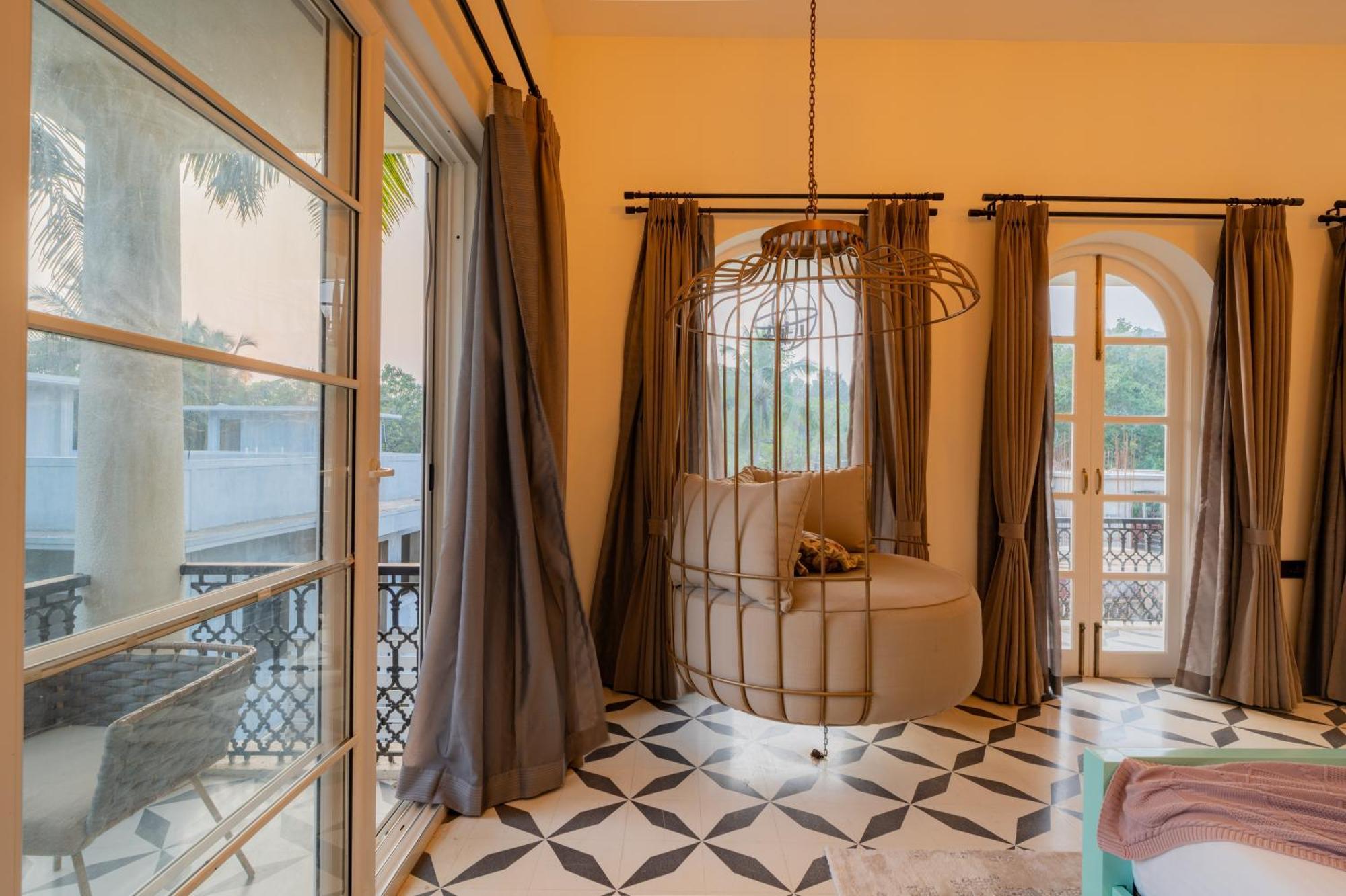 Elivaas 4 Bhk Villa With Pvt Pool & Jacuzzi-Yashgeet Siolim Buitenkant foto