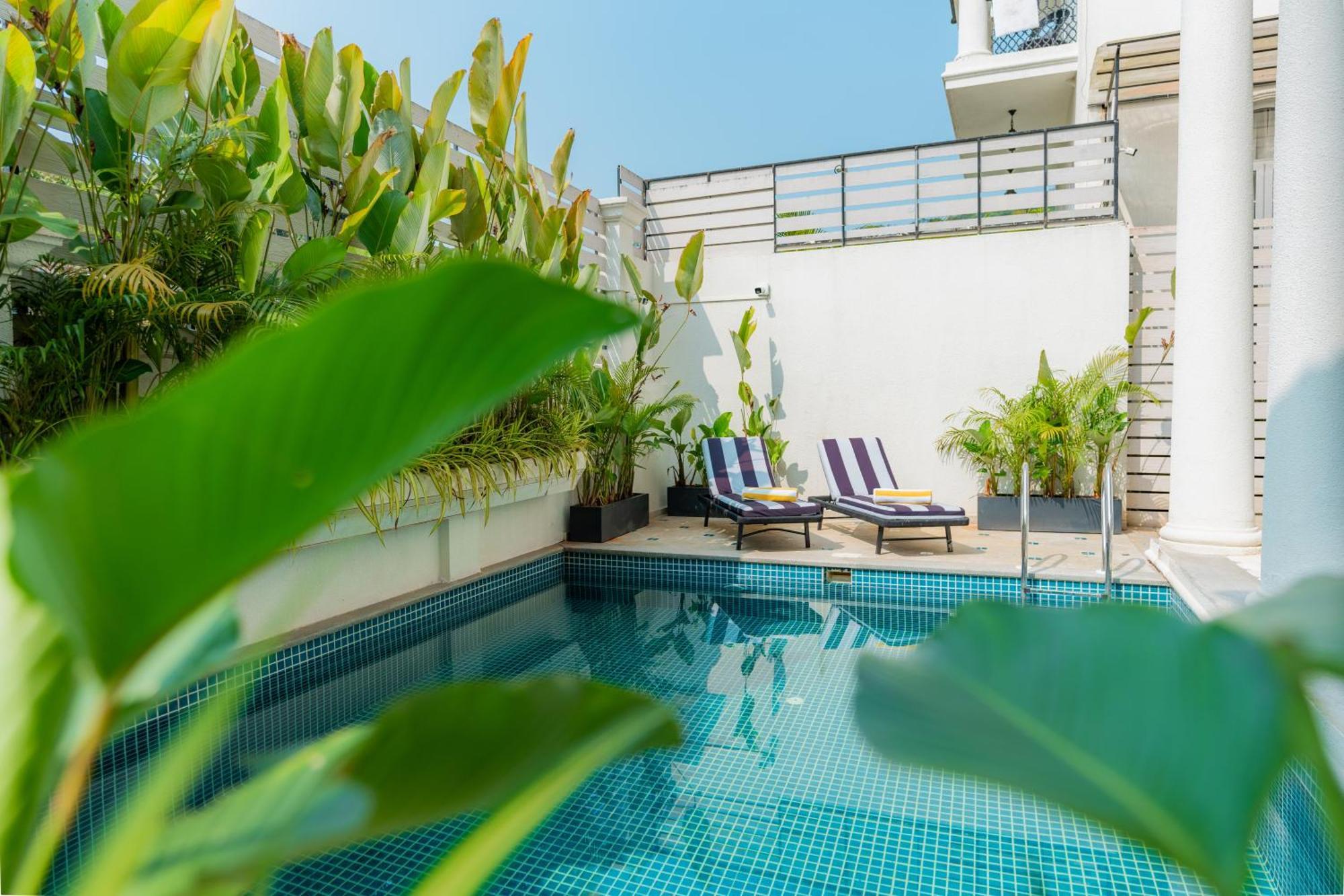 Elivaas 4 Bhk Villa With Pvt Pool & Jacuzzi-Yashgeet Siolim Buitenkant foto