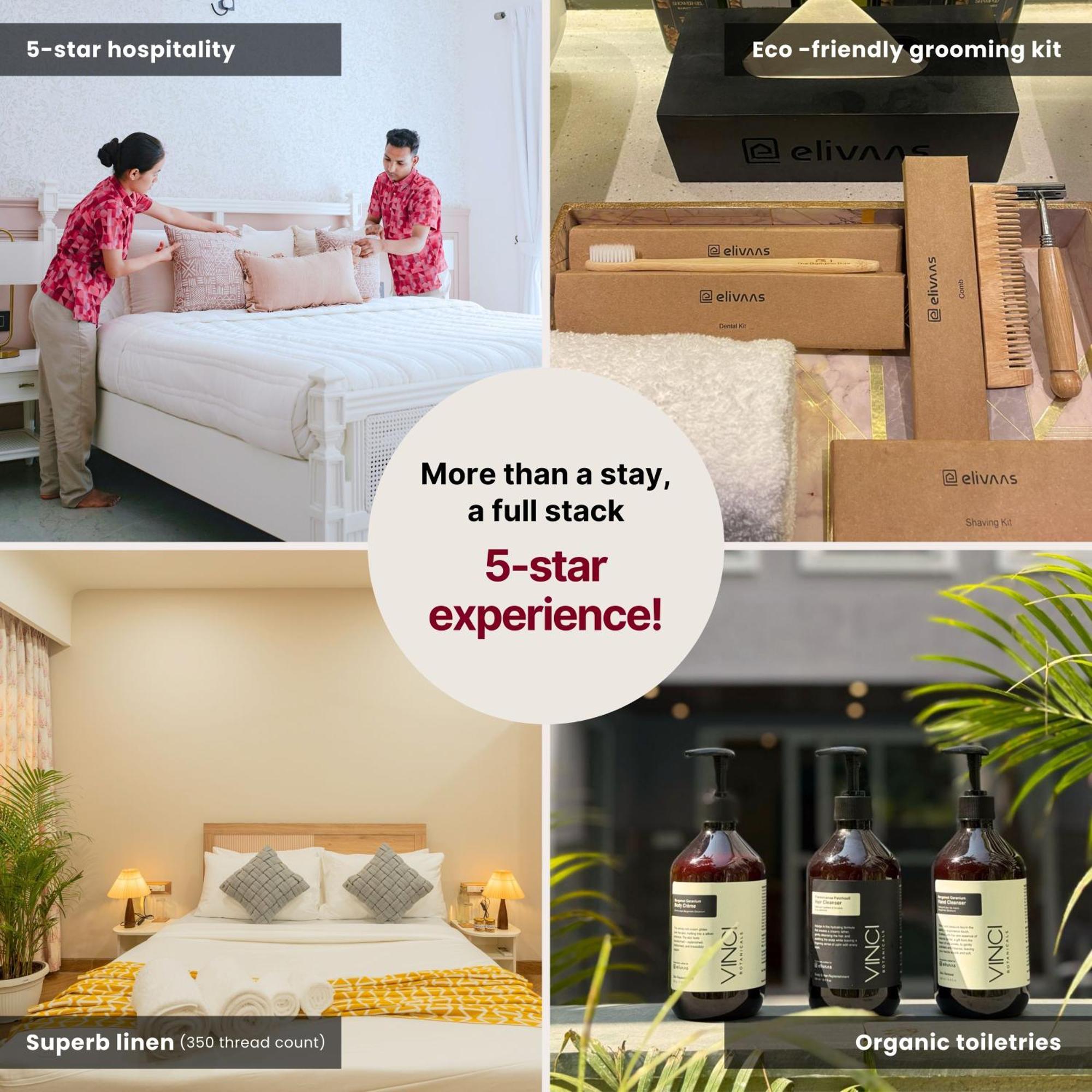 Elivaas 4 Bhk Villa With Pvt Pool & Jacuzzi-Yashgeet Siolim Buitenkant foto